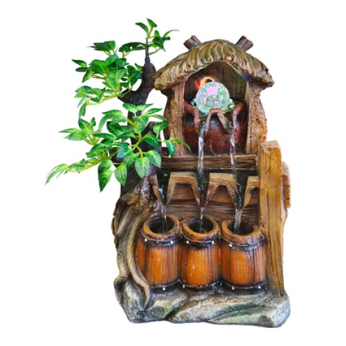 HOME USE HOME USE διακοσμητικό συντριβάνι HUH-0175, φωτιζόμενο, 28x18x40cm