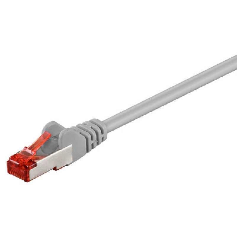 GOOBAY GOOBAY καλώδιο δικτύου 93568, CAT 6 S/FTP (PiMF), CCA, 0.5m, γκρι