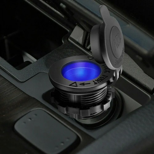 Powertech POWERTECH πρίζα αναπτήρα για σκάφη & οχήματα PTL-010, μπλε LED, 12V