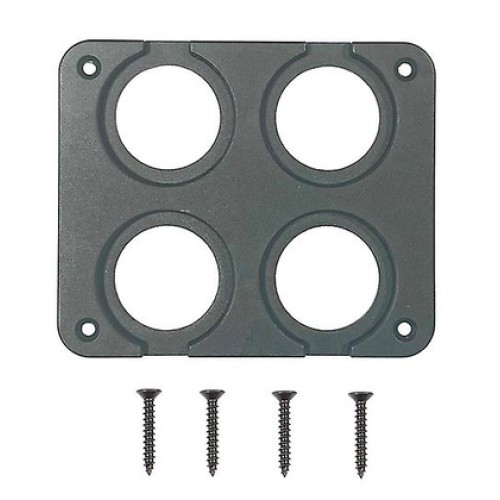 Powertech POWERTECH πάνελ πρίζας για σκάφη & οχήματα PTL-016, 4 θέσεις, 102x85mm