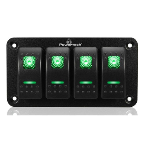 Powertech POWERTECH πάνελ σκαφών & οχημάτων PTL-019 με 4x διακόπτες, IP65