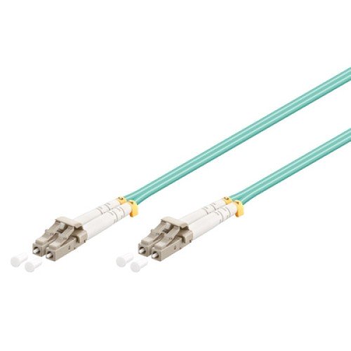 GOOBAY GOOBAY καλώδιο οπτικής ίνας LC-UPC 95751, Multimode OM3, 1m, τιρκουάζ