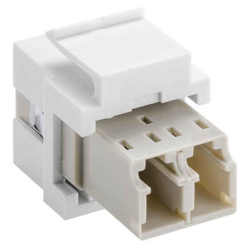 GOOBAY GOOBAY Keystone module οπτικής ίνας 80000, 2x LC-Duplex, λευκό