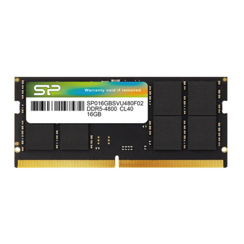 SILICON POWER SILICON POWER μνήμη DDR5 SODIMM SP016GBSVU480F02, 16GB, 4800MHz, CL40