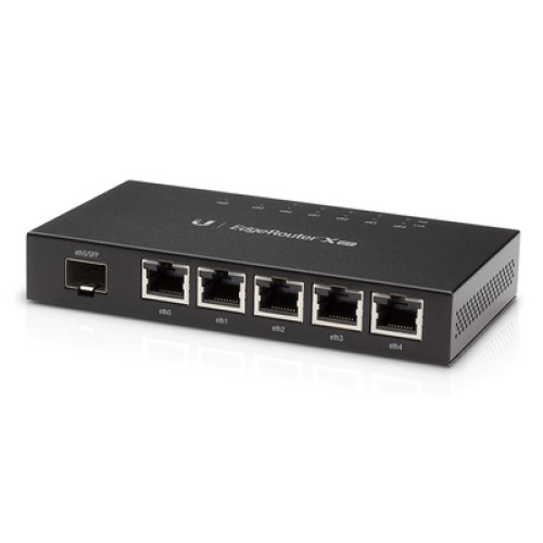 UBIQUITI UBIQUITI router EdgeRouter X SFP, 5-Port Gigabit PoE, 1000Mbps, 50W