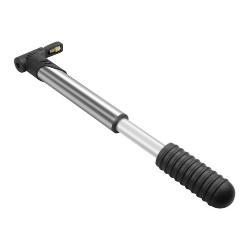 UNBRANDED Τρόμπα χειρός ποδηλάτου LXRW2, 20.5cm, ασημί-μαύρη