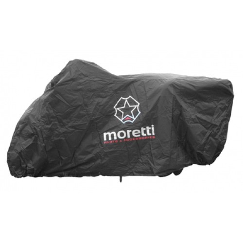 MORETTI MORETTI κουκούλα μηχανής LXMA2753 με θήκη, L 246x104x127cm, μαύρη