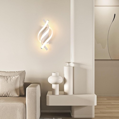 Powertech POWERTECH LED φωτιστικό τοίχου HLL-0168, 12W, 4000K, 960lm, λευκό