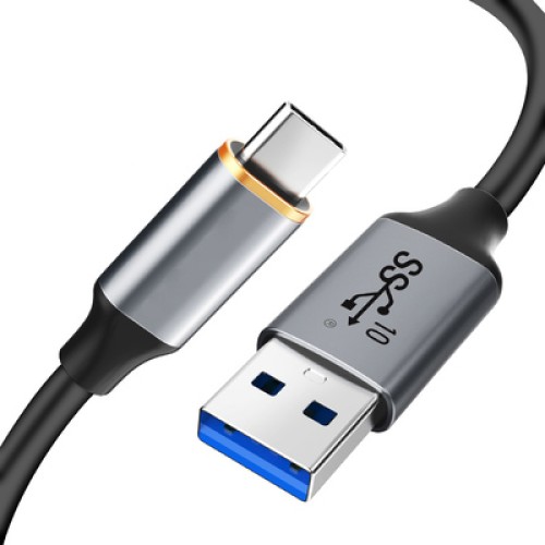 CABLETIME CABLETIME καλώδιο USB-C σε USB CT-AMCMG2, 60W, 10Gbps, 1m, μαύρο