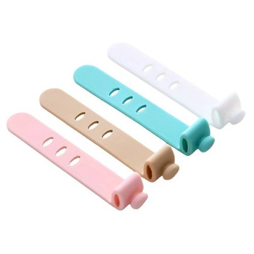 Powertech POWERTECH δεματικά καλωδίων TIES-077, 6.5x1cm, πολύχρωμα, 4τμχ