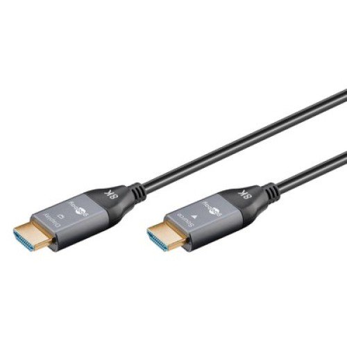 GOOBAY GOOBAY καλώδιο HDMI 2.1 65559 με Ethernet, 8K/60Hz, 48 Gbps, 20m, μαύρο