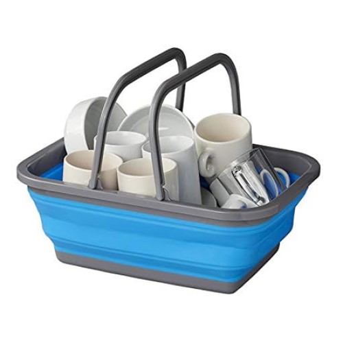 PROPLUS PROPLUS πτυσσόμενο καλάθι 370303, 9L, μπλε/γκρι