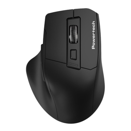 Powertech POWERTECH ασύρματο ποντίκι PT-1272, USB δέκτης, 1600DPI, μαύρο