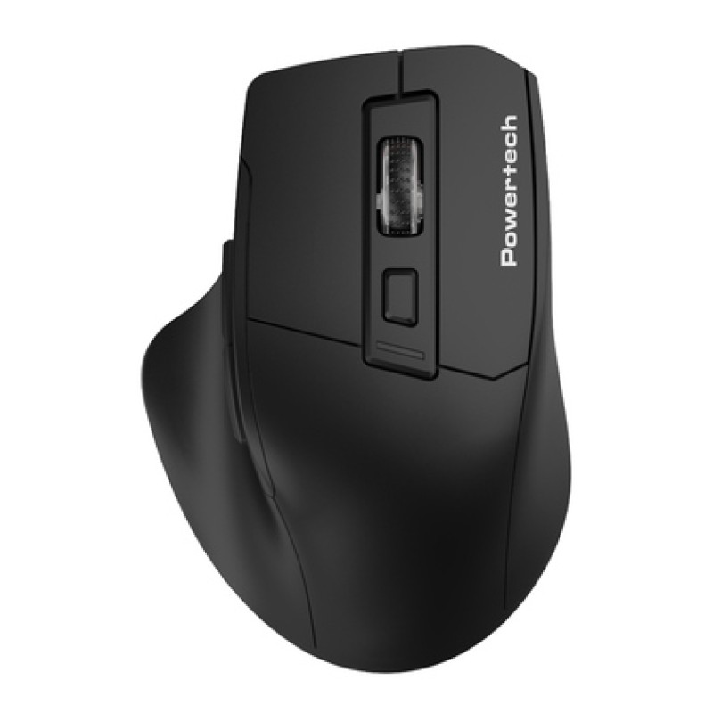 Powertech POWERTECH ασύρματο ποντίκι PT-1272, USB δέκτης, 1600DPI, μαύρο