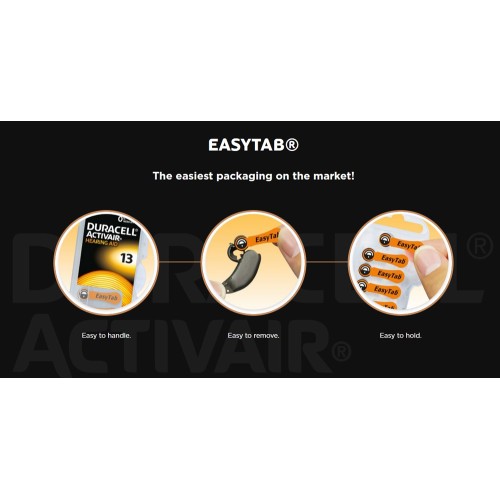 Duracell DURACELL μπαταρίες ακουστικών βαρηκοΐας Activair 312, 1.45V, 6τμχ