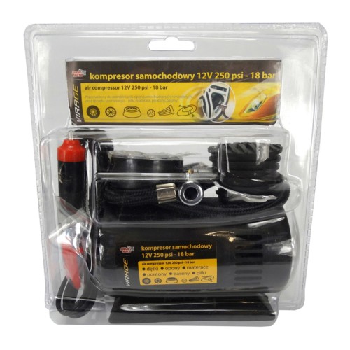 MOJE AUTO MOJE AUTO συμπιεστής αέρος αυτοκινήτου 93-015 με μανόμετρο, 12V, 250PSI