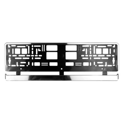 MOJE AUTO MOJE AUTO πλαίσιο πινακίδας αυτοκινήτου 93-036, 17.5x1.4x52.6cm, μαύρο