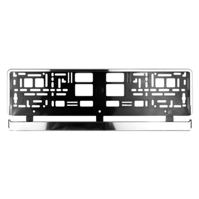 MOJE AUTO MOJE AUTO πλαίσιο πινακίδας αυτοκινήτου 93-036, 17.5x1.4x52.6cm, μαύρο