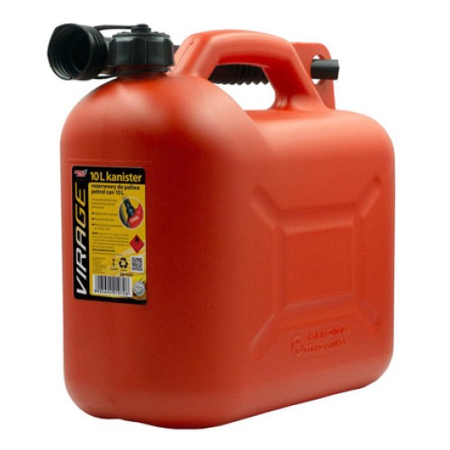 MOJE AUTO MOJE AUTO δοχείο καυσίμων 94-014 με σπιράλ, πλαστικό, 10lt, κόκκινο