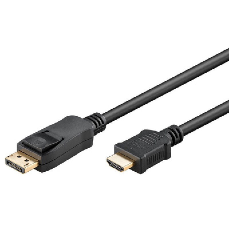 GOOBAY GOOBAY καλώδιο DisplayPort σε HDMI 64835, 4K/30Hz, 1m, μαύρο