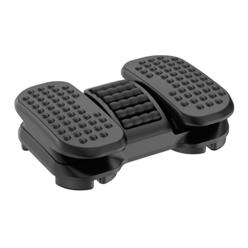 Brateck BRATECK υποπόδιο γραφείου FR16-01 με πεντάλ εκγύμνασης ποδιών, μαύρο