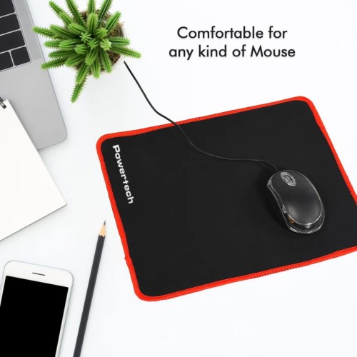 Powertech POWERTECH gaming mouse pad PT-1282, 30x25x0.3cm, μαύρο