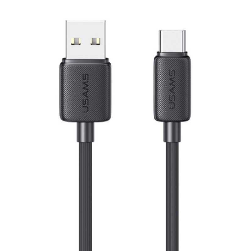 USAMS USAMS καλώδιο USB-C σε USB US-SJ688, 3A, 480Mbps, 1m, μαύρο