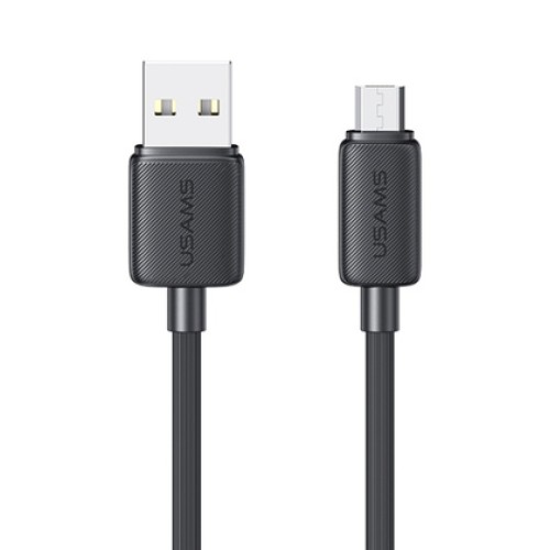 USAMS USAMS καλώδιο micro USB σε USB US-SJ690, 2A, 480Mbps, 1m, μαύρο