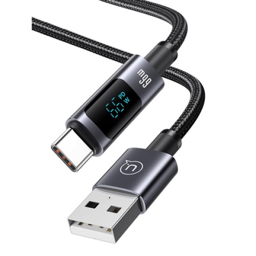 USAMS USAMS καλώδιο USB-C σε USB US-SJ673, 66W, 480Mbps, 1.2m, μαύρο