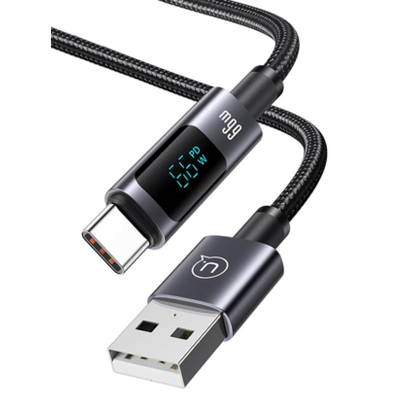 USAMS USAMS καλώδιο USB-C σε USB US-SJ673, 66W, 480Mbps, 1.2m, μαύρο