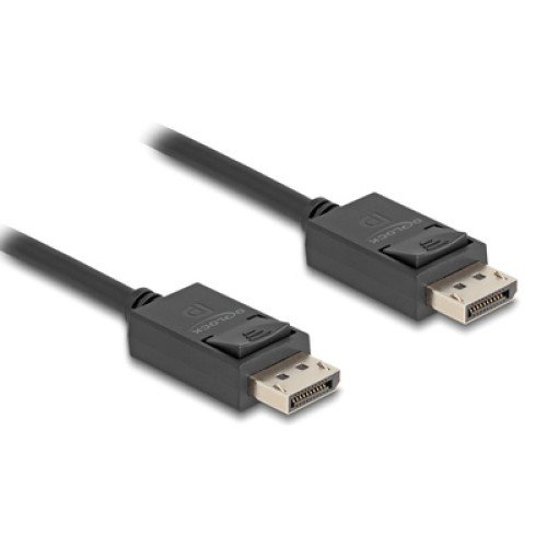 DELOCK DELOCK καλώδιο DisplayPort 2.1 80493 8K/60Hz 4K/120Hz 40 Gbps, 2m, μαύρο