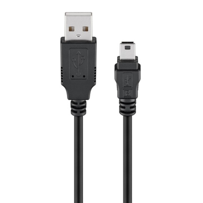 GOOBAY GOOBAY καλώδιο USB σε USB Mini 93229, 480Mbps, 0.3m, μαύρο