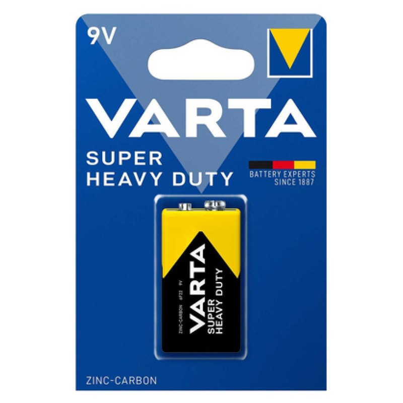 Varta VARTA μπαταρία Zinc Carbon Super Heavy Duty, 9V, 1τμχ