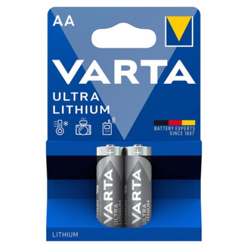 Varta VARTA μπαταρίες λιθίου Ultra, AA, 1.5V, 2τμχ
