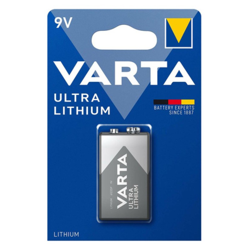 Varta VARTA μπαταρία λιθίου Ultra, 9V, 1τμχ