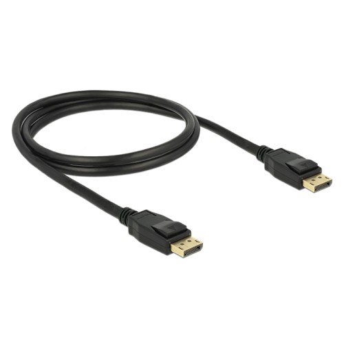 DELOCK DELOCK καλώδιο DisplayPort 1.2 83805, 4K/60Hz, 21.6 Gbps, 1m, μαύρο