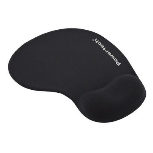 Powertech POWERTECH mouse pad PT-1293 με στήριγμα καρπού, 23x19x1.8cm, μαύρο