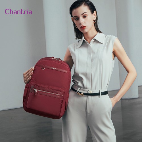 CHANTRIA CHANTRIA γυναικεία τσάντα πλάτης CB00649 με θήκη laptop 14