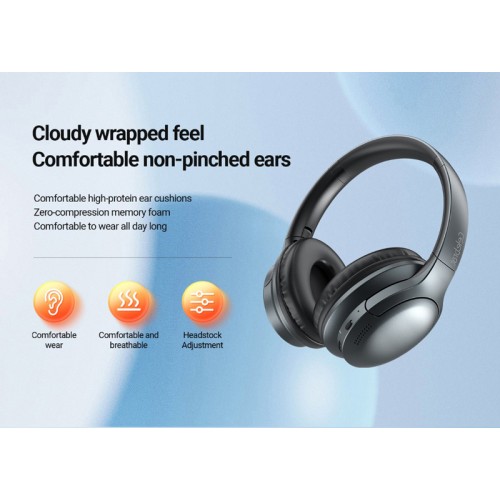 CELEBRAT CELEBRAT headphones A33, ασύρματα & ενσύρματα, ANC, 40mm, 300mAh, μαύρα