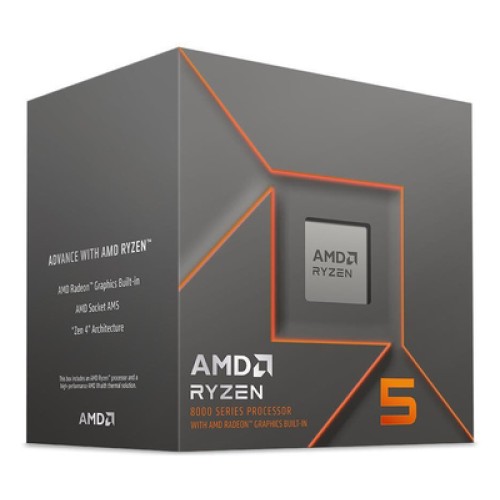 AMD AMD CPU Ryzen 5 8500G, 3.5GHz, 6 Cores, AM5, 22MB, Wraith cooler