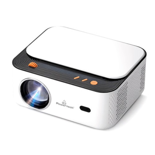 Powertech POWERTECH βιντεοπροβολέας PT-1307, 1080p, 300 ANSI lumens, λευκός