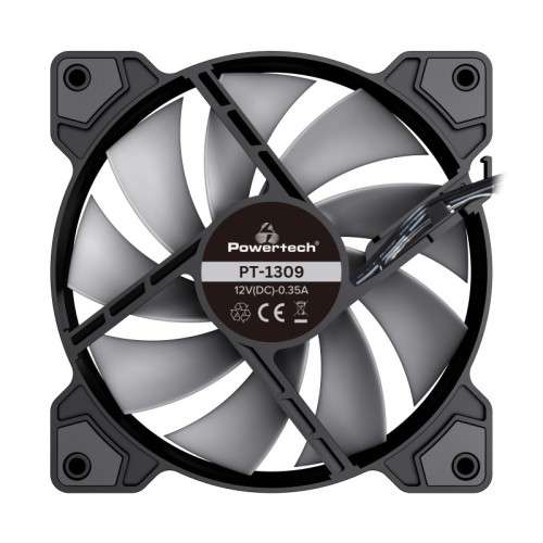 Powertech POWERTECH ανεμιστήρας για PC SP-PT-1309-1, master, ARGB LED, 120mm, 1200RPM