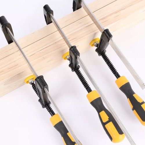 DELI DELI σφιγκτήρας τύπου F DL111250 με μέγιστο άνοιγμα 500mm, μαύρος