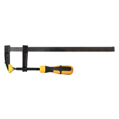 DELI DELI σφιγκτήρας τύπου F DL111250 με μέγιστο άνοιγμα 500mm, μαύρος