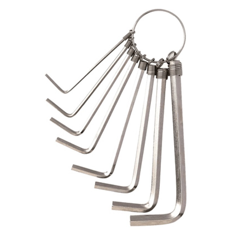 DELI DELI σετ κλειδιά Allen DL3080 σε σχήμα L, με κρίκο κλειδιών, 8τμχ