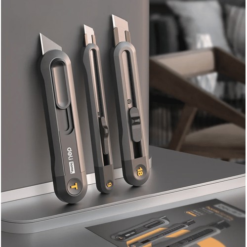 DELI DELI σετ κοπίδια HT4003 με κλείδωμα & άμεσο άνοιγμα, 9/18/20mm, μαύρο, 3τμχ