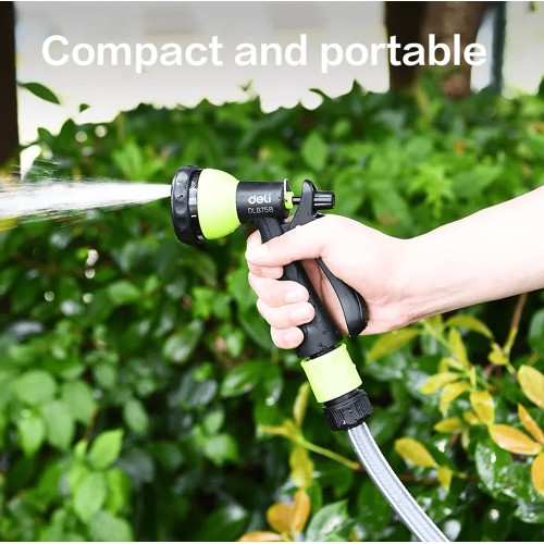 DELI DELI πιστόλι νερού DL8758 με 7 λειτουργίες ψεκασμού, 3/4