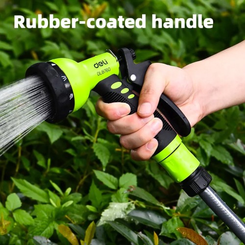 DELI DELI πιστόλι νερού DL8760 με 9 λειτουργίες ψεκασμού, 3/4