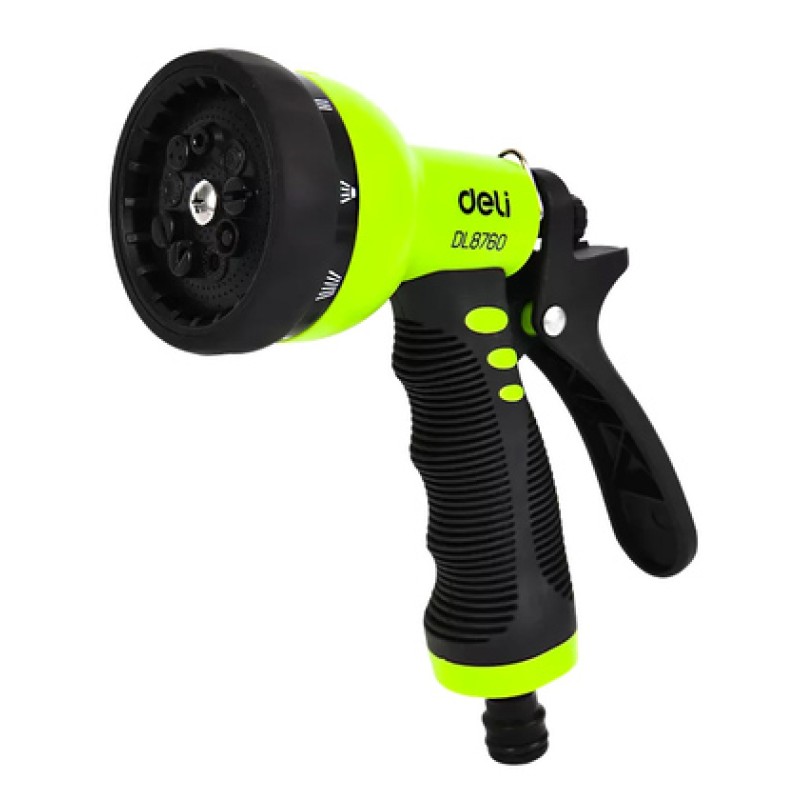 DELI DELI πιστόλι νερού DL8760 με 9 λειτουργίες ψεκασμού, 3/4