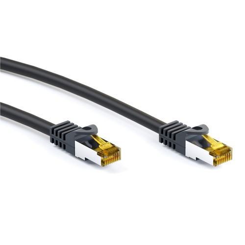 GOOBAY GOOBAY καλώδιο δικτύου 91590, CAT 7 S/FTP, 500MHz, CU, 1m, μαύρο